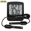 3-in-1 pH, EC & TDS Conductivity Monitor ATC, Digital Water Quality Meter Tester Multi-Parameter, 3.5" Large Dual Display