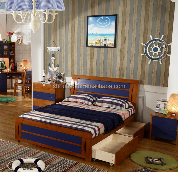 solid wood bed room furniture