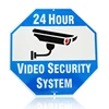 ZP Wholesale Aluminum Reflective Street video surveillance camera CCTV Warning Security Yard Sign Board,Safety Road Sign Boar