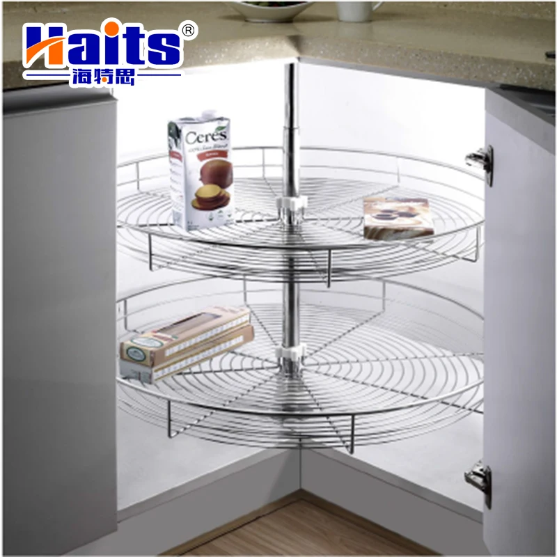 

Furniture hardware 360 angle kitchen cabinet revolving basket