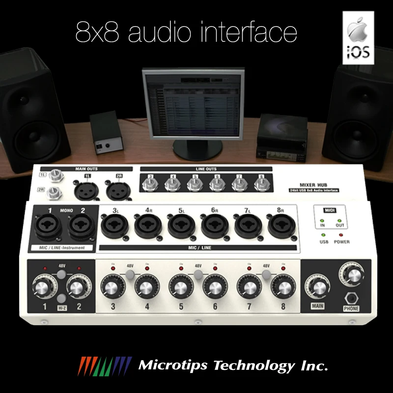 INTERFAZ DE AUDIO Behringer UMC204HD - AliagaSonido