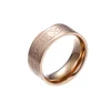 15124 Xuping beautiful women jewelry simply design pattern paint style rose gold finger ring