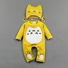 2017 infant romper combed cotton 2-pieces baby wear winter