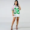 Fashion Women Shirt custom performance ladies Summer sequin hip hop t-shirts