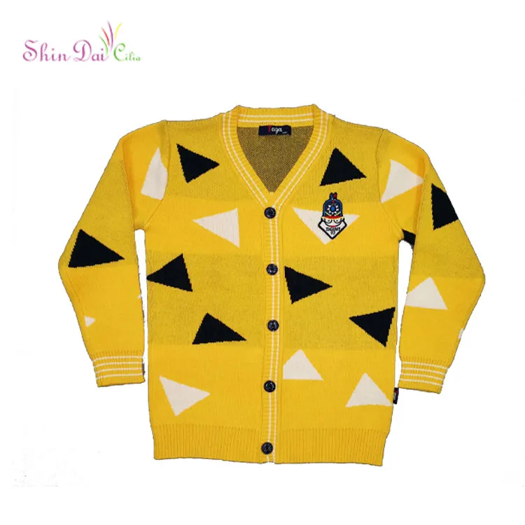 China Made Professional 100% Cotton Kid Clothing Boy Sweater Cardigan