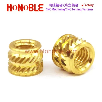 Ultrasonic Brass Threaded Inserts For Plastics Furniture Insert