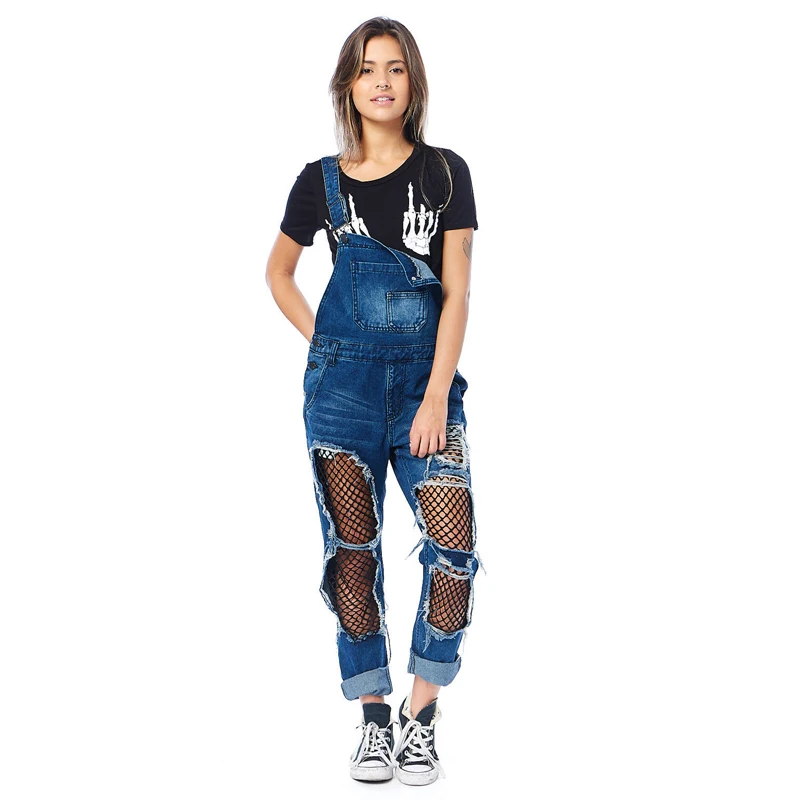 

Women Latest Fashion Popular denim blue denim women's jeans with button