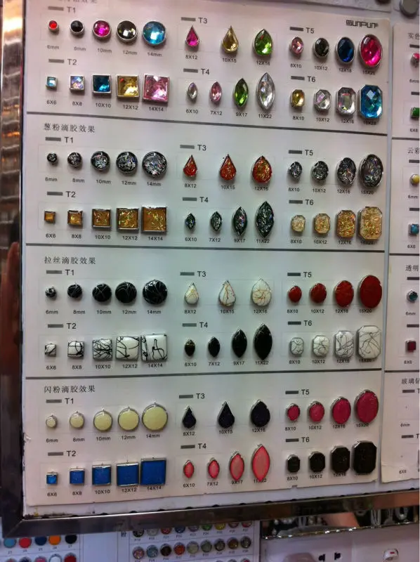 
Epoxy ABS plastic bead with hole 