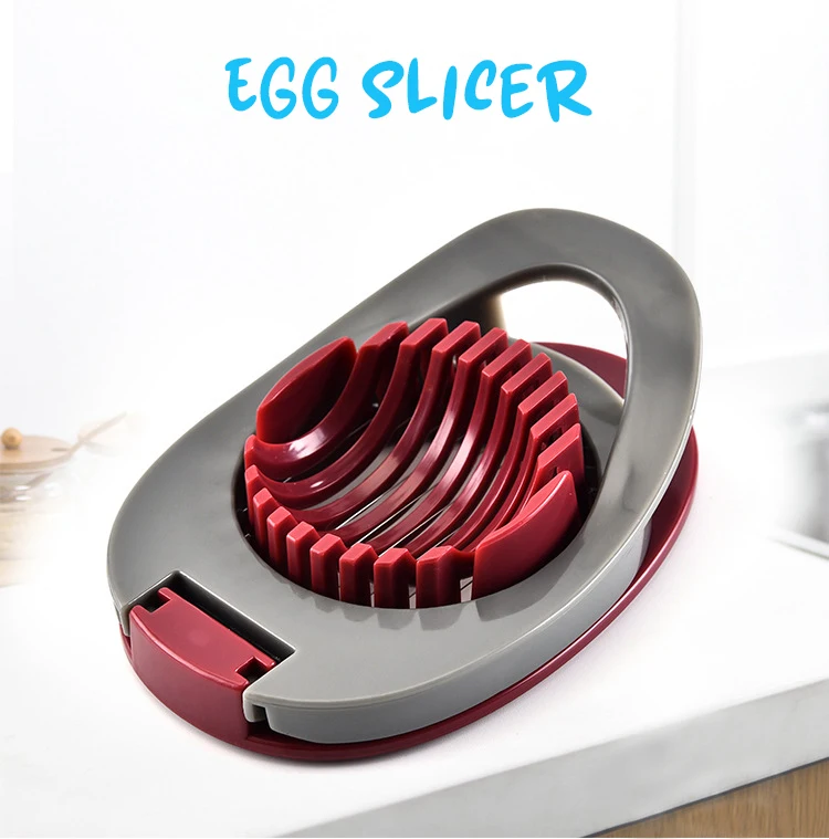 
Stainless Steel Wire Plastic Egg Cutter Food Grade Egg Slicer 