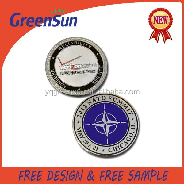 Souvenir Challenge Coin silver coin factory direct sale zinc alloy metal coin