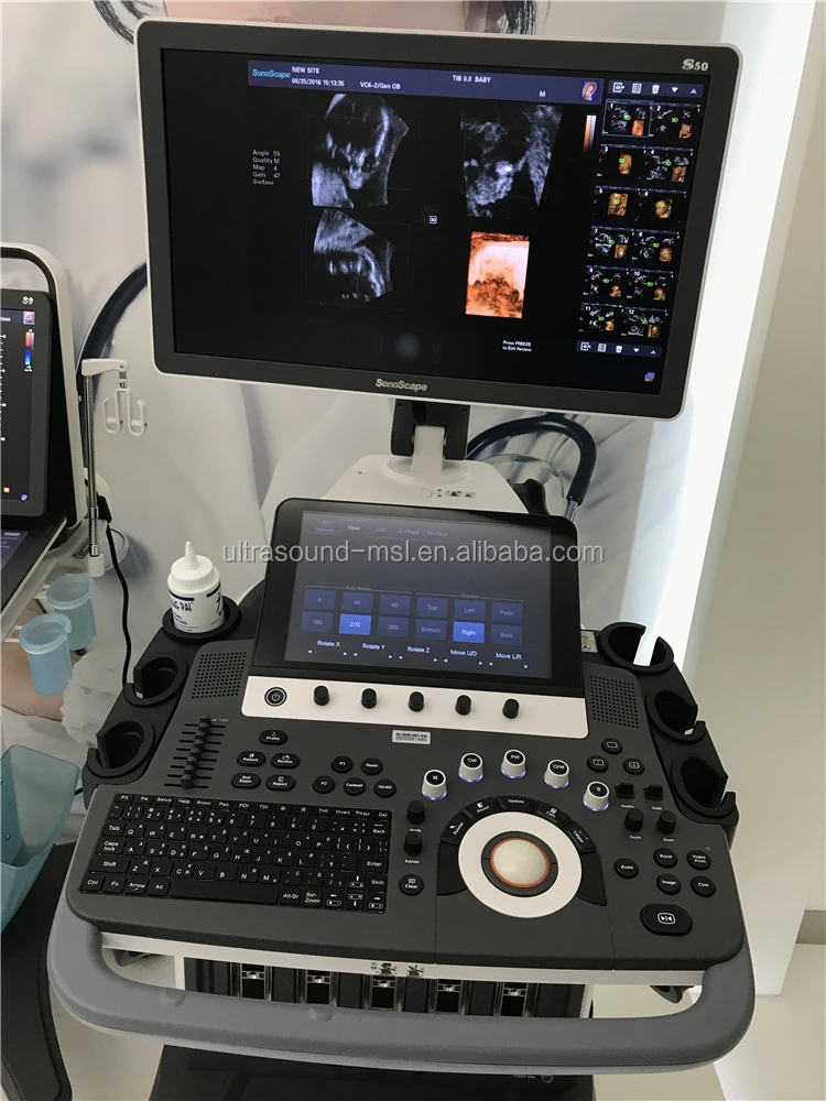 Sonoscape S50 Ultrasound Machine Ecografo Color Doppler Height Adjustable Control Panel Buy
