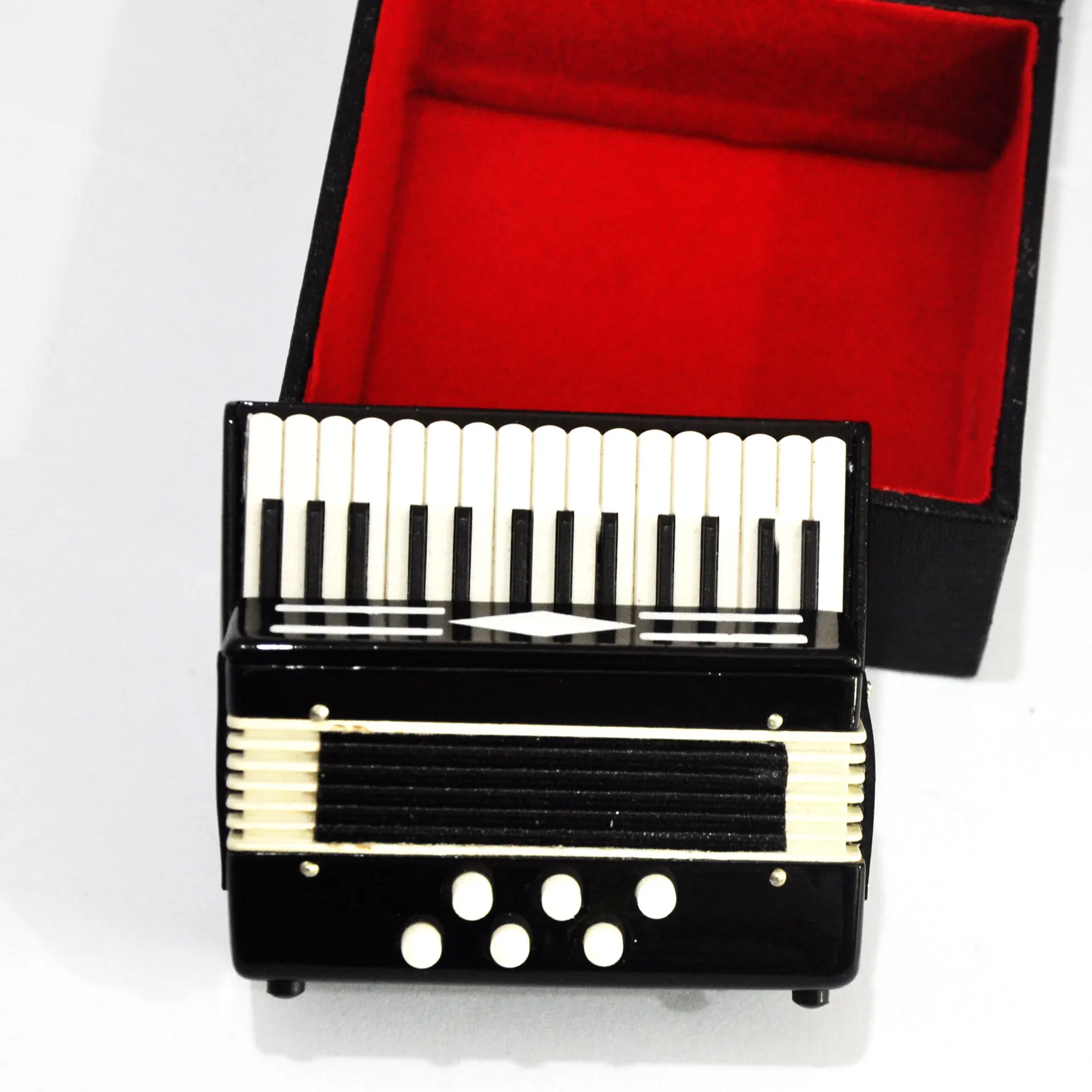 Mini Accordion Model - Handmade Decorative Miniature Accordion For Home Display And Photography