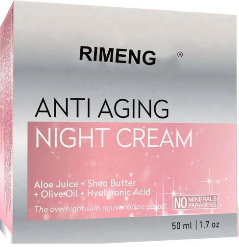 
Hot sale skin moisturizing restore skin elasticity fine face night anti wrinkle face cream 