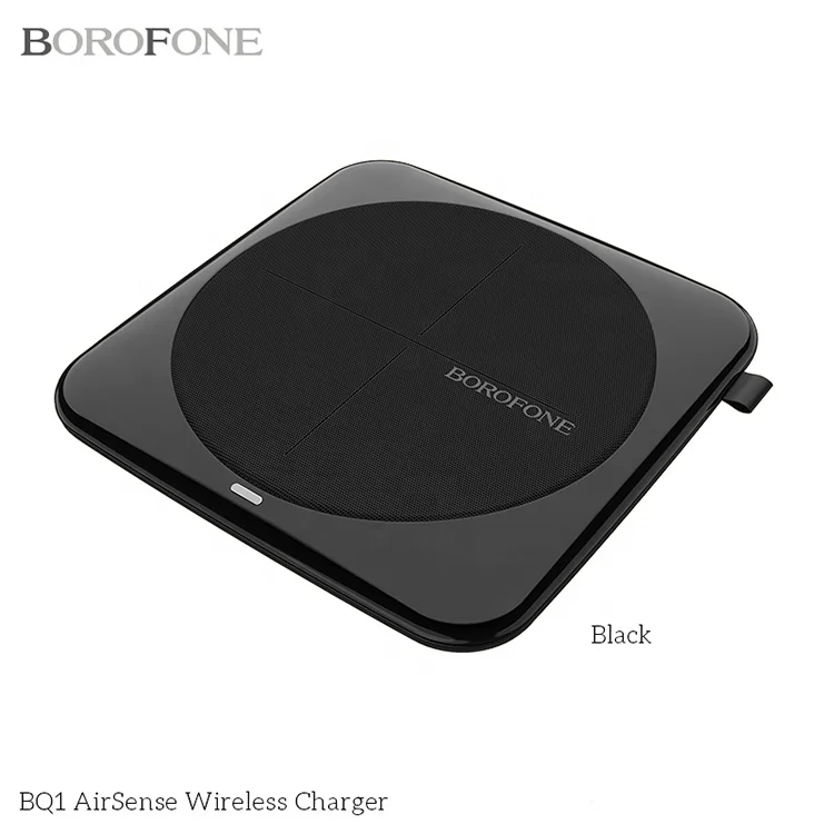 

Whole Sale BOROFONE BQ1 5W Wireless Charger Pad for Iphone for Android Mobile, Black white
