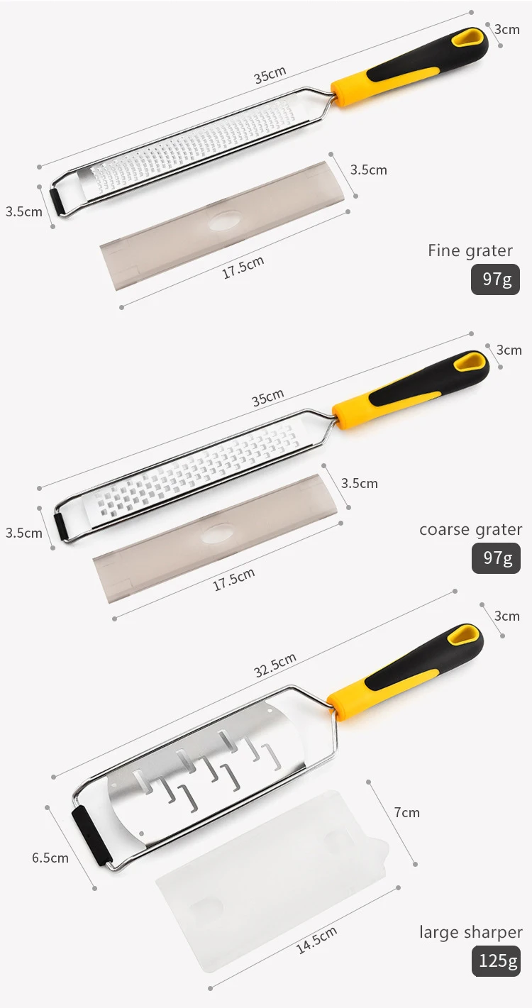 Amazon Portable High Quality Stainless Steel Cheese Grater Kitchen Gadgets Chocolate Grater Hand Operated Tools