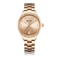 

New Design Curren 9003 Analog Quartz Woman Fashion Watch With Stainless Steel Material