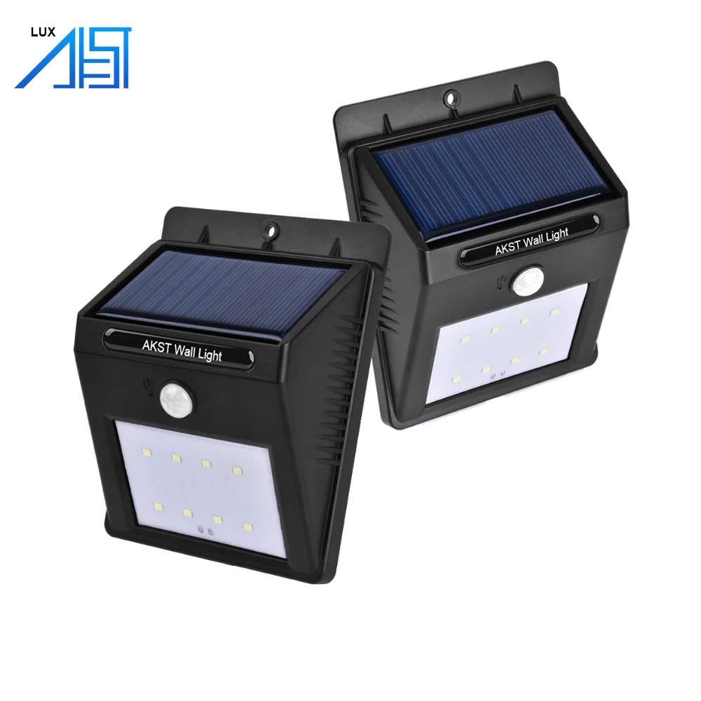 High Quality 8 led Solar Rechargeable Fence Light