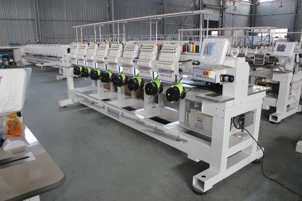 Fully Automatic 8 Heads Holiauma Embroidery Machine Price With 15 ...