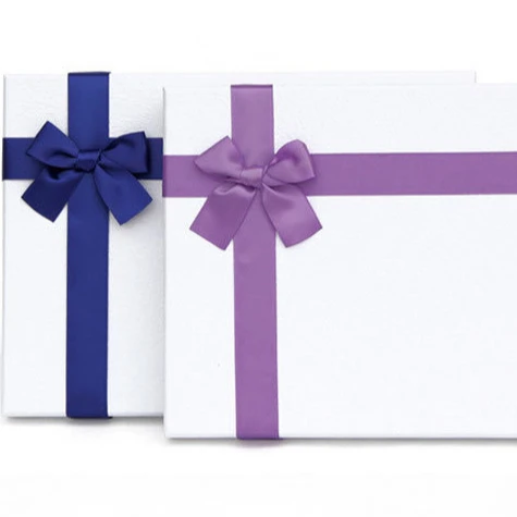 
Luxury Print Custom popular gift box with bowed cardboard packaging retail paper box eco friendly 