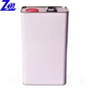 empty rectangular screw cap paint tin can olive oil