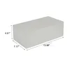 simple big white book shaped cardboard packaging boxes