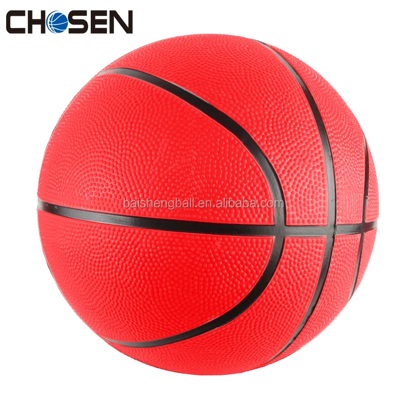 Factory Made Bright Red Rubber Basketball For Kids Promotion Gift Buy