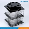 Led Lighting Counter Top Lip Gloss Tube Display Stand