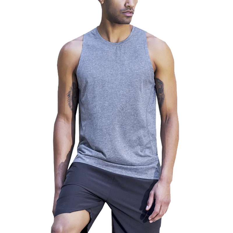 

Wholesale sportswear jogger fitness wear custom private label sleeveless outdoor running tank tops for men