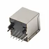 Shielded RJ45 Connector with Transformer 8P8C straight angle 1000base magnetics
