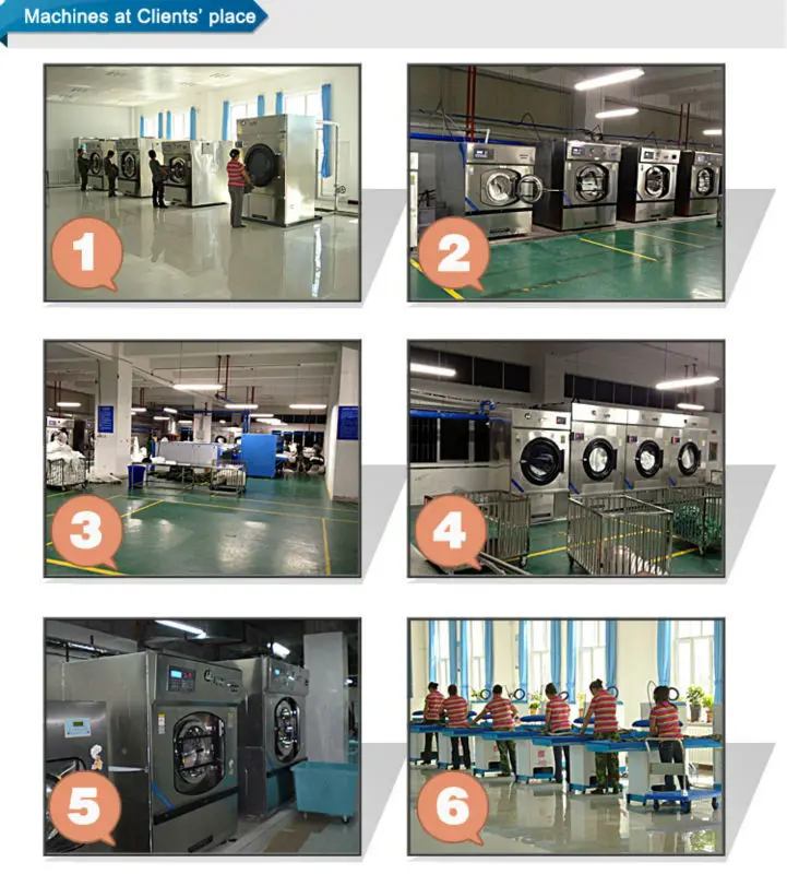 Industrial commercial gas clothes dryer