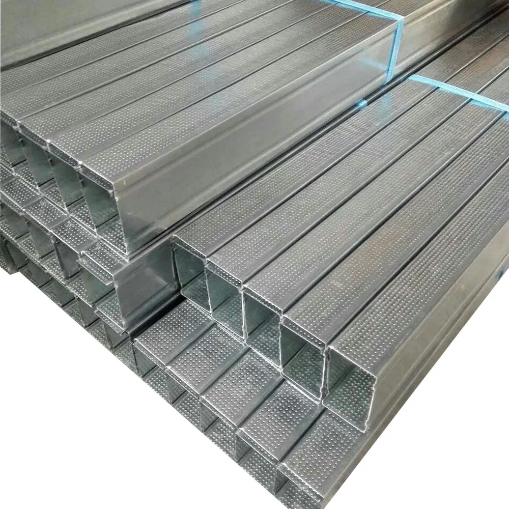 stud track steel partition detailed metal ceiling drywall false uae dubai