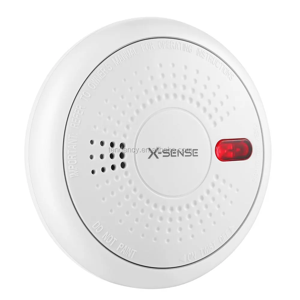 X-Sense SD10 X 10-Year Battery Smoke Detector Fire Alarm with Photoelectric Sensor 5-Pack 