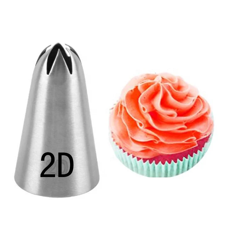 

Cake Decorating Icing Piping Nozzles Tips 2D Nozzle for Cake Tools