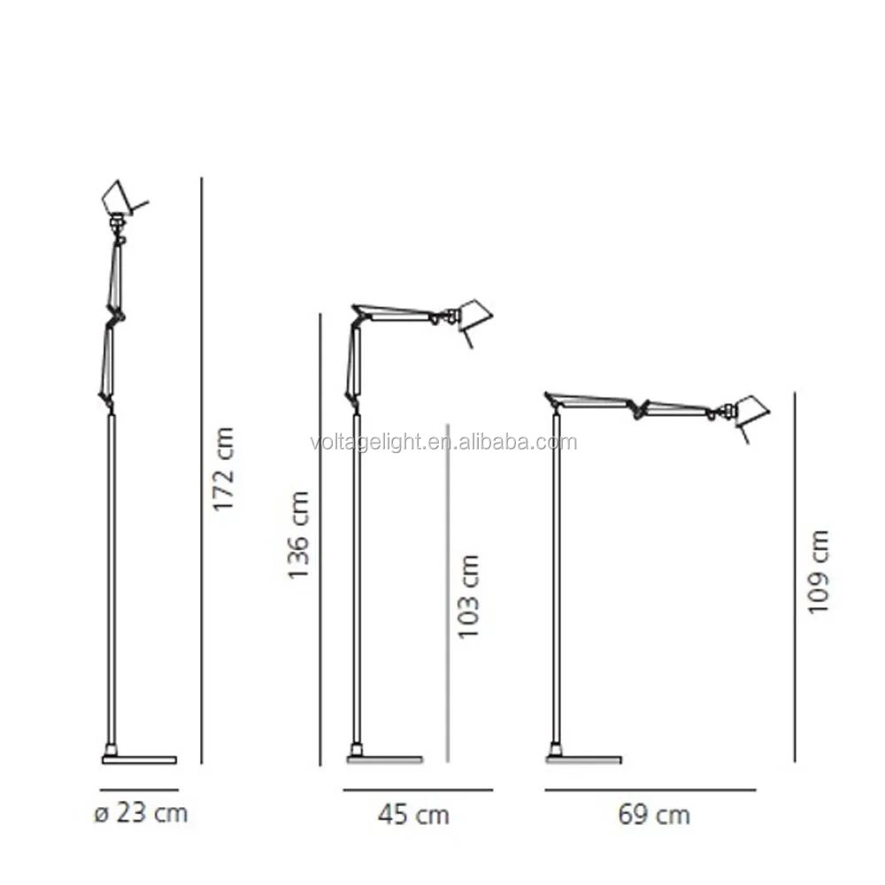 Metal Design Floor Standing Lamps High Quality Led Floor Lamp