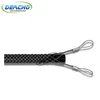 Cable support grips, double weave double eye cable socks closed mesh cable sleeve net