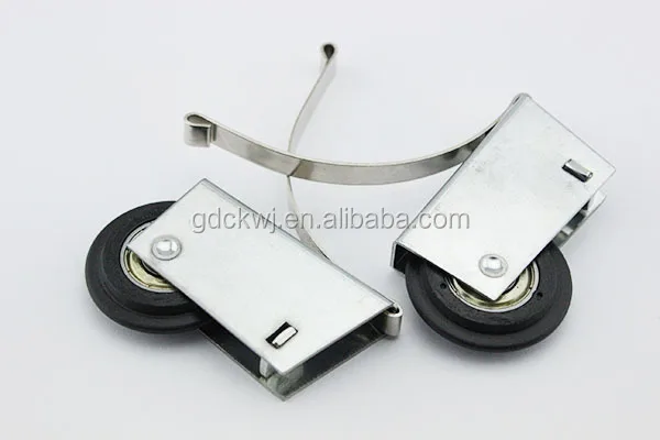bulk wholesale frameless plastic hanging wheels bottom roller heavy duty sliding door roller