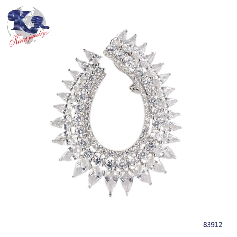 

Silver Plated Clip On Earring Holder 925 China Jewelry Silver & Diamonds Earrings