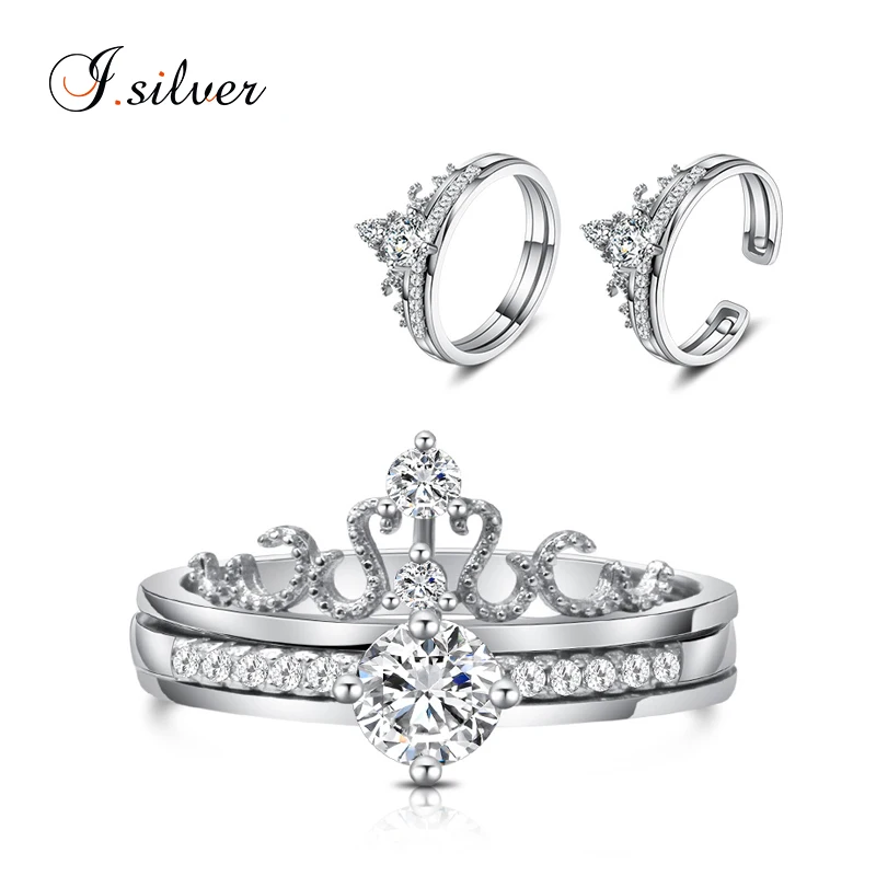 

wholesale custom silver 925 sterling ring crown bands for women