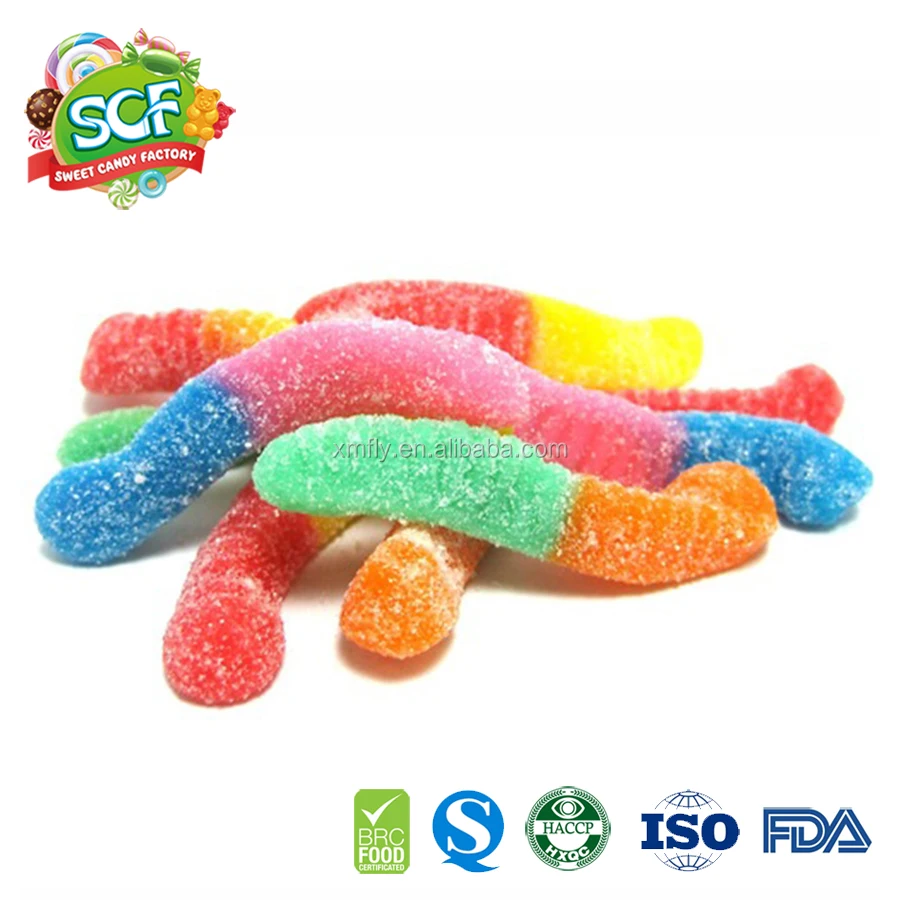Halal Soft Sour Vat19 Gummy Worm Buy Vat19 Gummy Worm,Halal Gummy