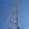 Guyed Mast triangular cell phone wifi Fast installation guyed steel tower for telecommunication made in China