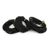 5mm(4m), 6mm(3m) Round Braided PU Leather Cord String Rope For DIY Fashion Craft Jewelry Making Necklace Bags Garment Accessory