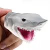 Shark finger puppet toys TPR environmental protection material