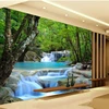 Hd 1080p Image Landscape Scenery Forest And Waterfall 3D Silk Wallpaper
