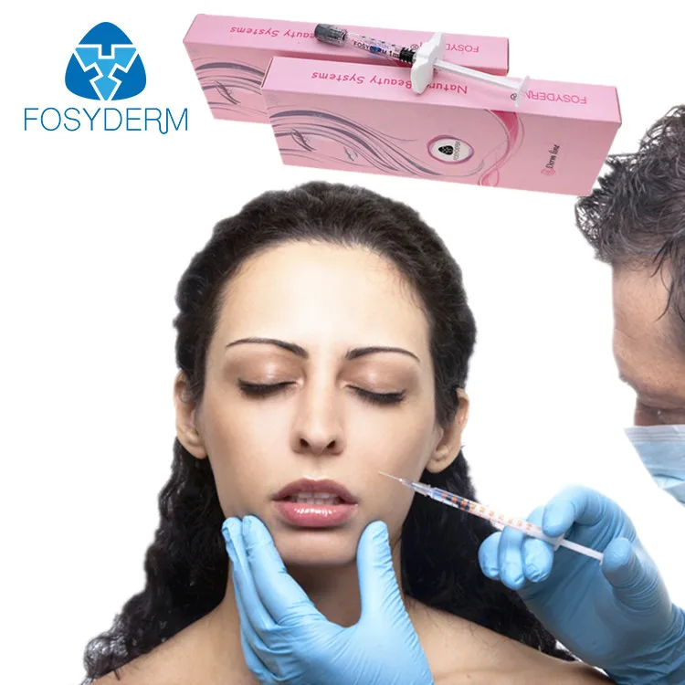 

Fosyderm CE Facial HA Dermal Injection 2ml Injectable Hyaluronic Acid Fillers, Transparent