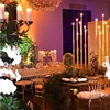 crystal tall wedding centerpieces 10 lights crystal modern candle holder set