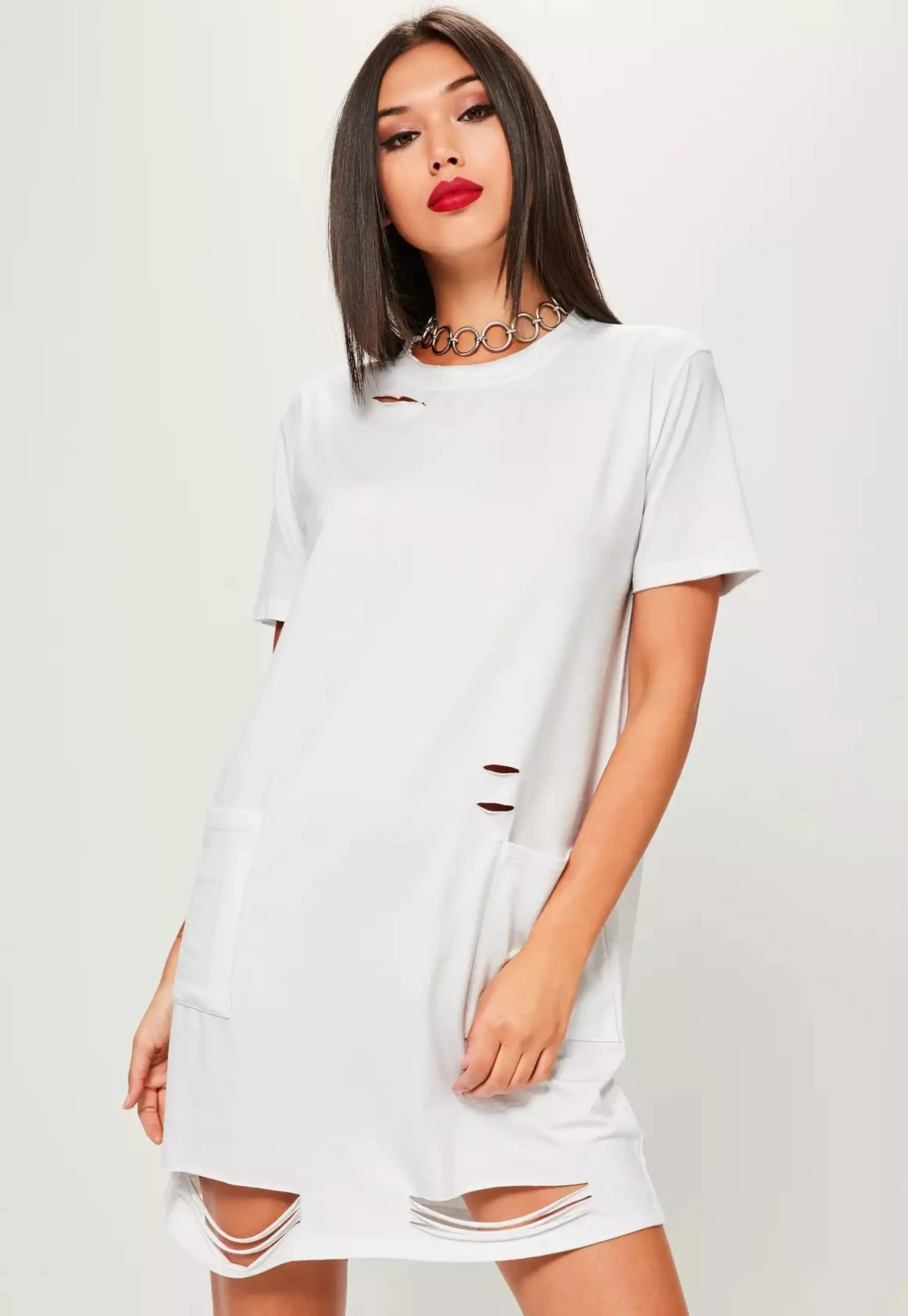 Download 100 Cotton Fabric For T-shirt Clothing Women Plain White ...