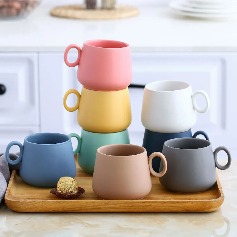 Zogift Restaurant 10oz Plain Coffee Mug Multi Color Ceramic Mug - Buy ...