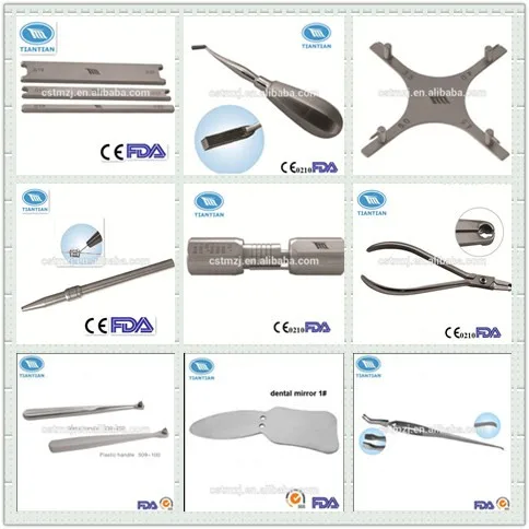 dental instruments names