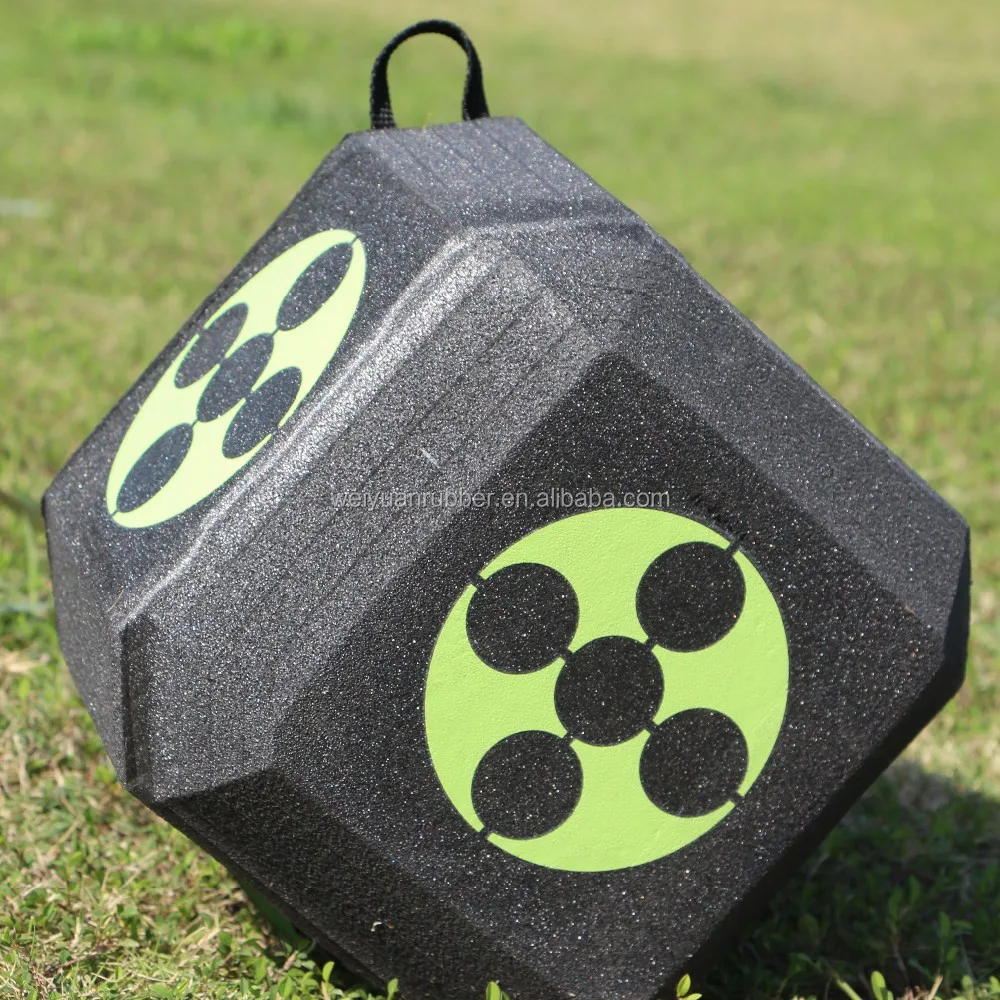 Supply 3d Cube High Density Foam Polyhedral Shooting Target Different