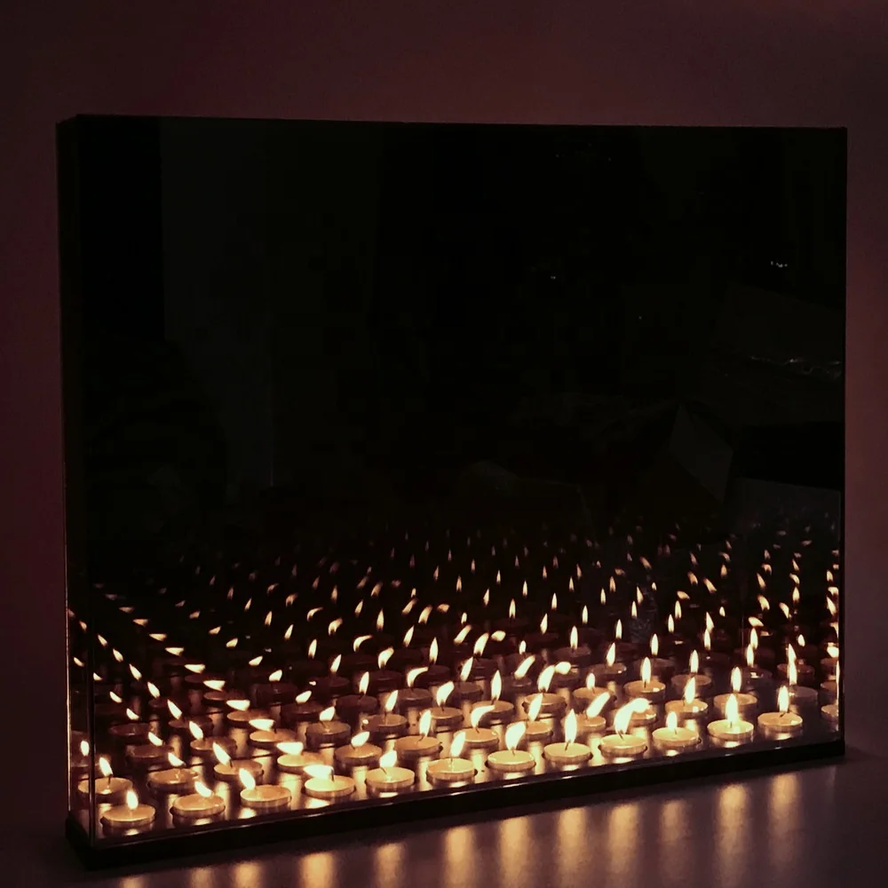 

2019 new arrivals big size mirror candle box burners with low MOQ